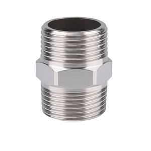 Adaptadores de acoplamiento hexagonal con rosca macho NPT de 1/2'', 1/4'' y 5/8'' de acero al carbono, acero inoxidable y acero dulce OEM - Product Image 3