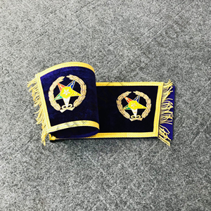 NOUVEAU TABlier de Grand Associé Protecteur de la Franc-Maçonnerie avec Col et Manchettes - HSE - Product Image 4