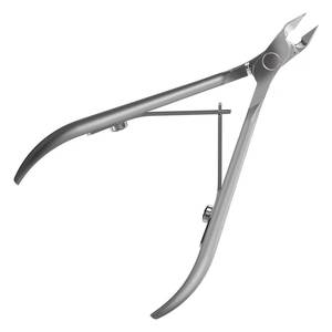 Coupe-ongles professionnel en acier inoxydable 15 mm, à mâchoires biseautées, ouverture large, lame courbée, pointe affûtée, durable, pour ongles épais, doigts et orteils - Product Image 1