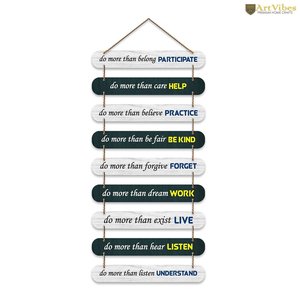 Letrero de Pared de Madera de Arte Moderno con Frase Positiva para Habitación Infantil, Oficina, Decoración del Hogar - Product Image 4