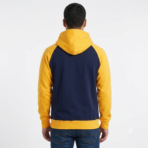 Sweat à capuche personnalisé pour homme à manches raglan, en coton imprimé, style streetwear, pull décontracté, sweat à capuche tendance avec logo personnalisé - Product Image 4