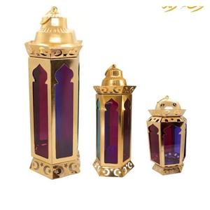 Farol árabe marroquí de metal, faroles decorativos de mesa, portavelas, lámparas para decoración de bodas, centros de mesa navideños - Product Image 2
