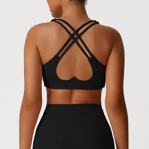 Custom Women's High Support Beauty Back Sports Bra Breathable Shockproof Quick Dry Gym Fitness Activewear OEM - Product Image 6