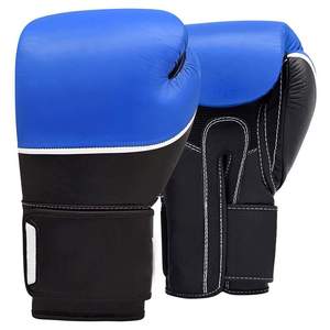 Professional Durable Leather MMA Boxing Gloves Non-Slip Adjustable <b>Wrist</b> <b>Strap</b> Hook Loop Closure for Adult Training-Custom - Product Image 4