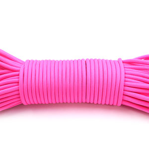 Cuerda de Paracord Rosa de 4 mm, Tipo 550, Cordón de Nailon Multiusos para Camping, Supervivencia, Manualidades y Bricolaje - Product Image 3