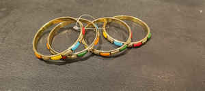 ชุดกำไลข้อมือทองเหลืองทำมือหรูหราในเมืองกำไลข้อมือปรับได้สำหรับผู้หญิงเครื่องประดับทันสมัย - Product Image 5