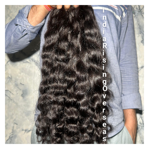 Extensions et mèches de cheveux 100 % naturels indiens, texture bouclée, qualité Remy, provenant d'un seul donneur - Product Image 2