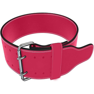 Ceinture de musculation Samroz Sports 10 mm - Ceinture de musculation à ardillons pour squats, soulevé de terre et développé couché - Ceinture de musculation en cuir - Product Image 1