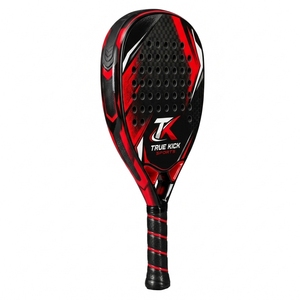 Raqueta de Pádel de Alta Calidad, Construcción de Fibra de Vidrio, Agarre Cómodo, Ideal para Principiantes, Jugadores Recreativos y Práctica de Pádel - Product Image 3
