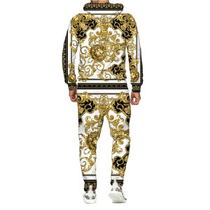 Wholesale 2026 Manufacture High Quality Custom Size Sublimation Tracksuits Oversized <b>Pullover</b> <b>Men</b> Tracksuit Hot Selling - Product Image 5