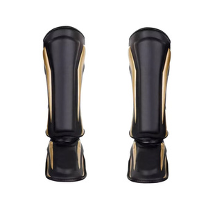 Protège-tibias en cuir PU professionnel, design personnalisable, ajustement universel, léger, prix de gros RTS AI-SG-11 - Product Image 6