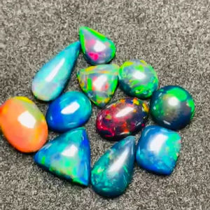 Opale naturelle de qualité supérieure, cabochon ovale blanc, grande taille, excellente qualité, certifiée IGI, polissage parfait, prix abordable - Product Image 6