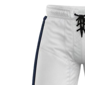 Pantalones Cortos Deportivos Sublimados Blancos para Hombre, para Entrenamiento de Hockey sobre Hielo, de Poliéster, con Cordón Ajustable y Franja Lateral, Uniforme de Equipo, Ropa Deportiva - Product Image 6