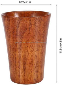 Vaso de agua Diseño Koi Taza de madera para beber agua Más vendidos Fiesta Ocasión Bebida Taza Hecho en India Hecho a mano - Product Image 3