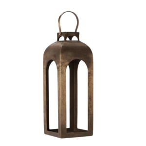 Handmade Superior Quality <b>Gold</b> Finished <b>Lantern</b> With Handle For Hanging Indoor and Outdoor Metal <b>Lantern</b> Customized - Product Image 2