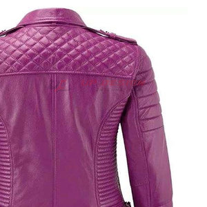 <b>Lightweight</b> Breathable Women’s Motorcycle Leather <b>Jacket</b> Custom Made New Style Motorcycle Leather <b>Jacket</b> For Women - Product Image 5