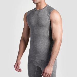 Camiseta de compresión para hombre, chaleco adelgazante, ajuste ceñido, protección contra erupciones, licra/poliéster, manga corta, corsé para perder peso - Product Image 5