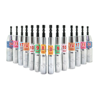 Clé à douille hexagonale profonde WIGA DBS-822S en acier au chrome-vanadium nickelé, embout droit 6,35 mm, outil industriel et de bricolage OEM