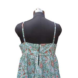 Vestido Midi Sin Mangas de Algodón 100% Puro, Elegante y Más Vendido, con Logotipo Frontal, para Mujer, Ideal para Fiestas en la Playa o Salidas Nocturnas, Disponible al por Mayor - Product Image 6