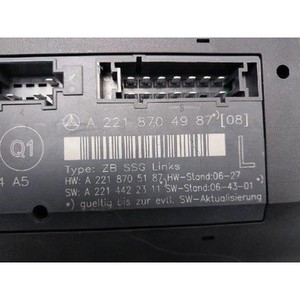 โมดูลควบคุมรถยนต์ S-class ปี 2005-2009 มือสอง ของแท้ รหัส A2218704987 - Product Image 5
