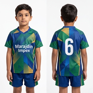 ชุดยูนิฟอร์มรักบี้เด็กแบบสั่งทำพิเศษ ชุดเสื้อและกางเกงรักบี้เยาวชนแบบซับลิเมชั่น ชุดรักบี้ทีมแบบกำหนดเองได้ รับผลิตแบบ OEM ODM ขายส่งจากโรงงาน - Product Image 4