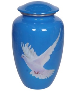 Urne funéraire religieuse croisée exclusive à vente rapide urne funéraire en métal pour cendres humaines grande urne funéraire de taille adulte - Product Image 5