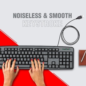 Corona-G Mechanical Wired LED Keyboard with 8 Million Clicks Ultra Thin TPU Material New for Desktop Use - Product Image 2