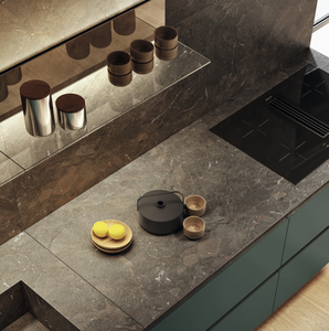 JY Project Customized Modern RTA Kitchen Cabinet European Style Artificial Marble Countertop <b>Small</b> Modular Kitchen Cabinets - Product Image 2
