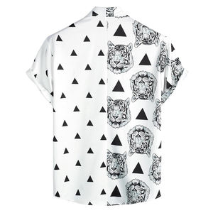 Ensemble 2 pièces tendance 2026 pour homme, imprimé sur mesure : T-shirt oversize à manches courtes d'été et short en maille avec motifs personnalisés - Product Image 4