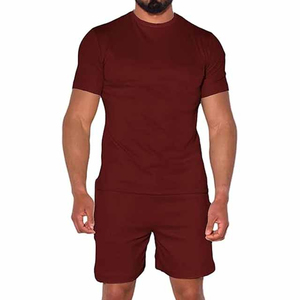 High Quality Summer Custom Logo Cotton <b>Men's</b> <b>Shorts</b> <b>and</b> <b>T</b> <b>Shirt</b> Sets Jogger 2 Piece Set <b>Shorts</b> Set for <b>Men</b> Breathable - Product Image 1