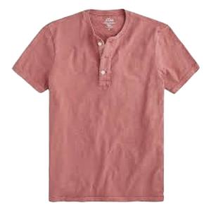 Camiseta 100% de algodón con Apertura frontal para hombre, camisa de calidad prémium de manga larga con cuello redondo, camisetas Vintage - Product Image 2