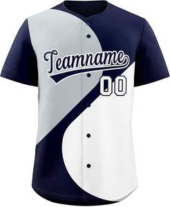 Camiseta de Uniforme de Béisbol con Logotipo y Número Bordados Personalizados, Ropa de Béisbol y Sóftbol, Jersey Sublimado de Talla Grande - Product Image 1