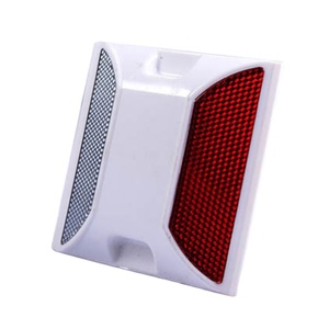 Reflector de Barrera Amarillo ABS ASTM D4280, Marcador Reflectante para Carreteras, Ojo de Gato PMMA, Marcadores Elevados para Pavimento, Producto de Señalización de Tráfico - Product Image 1