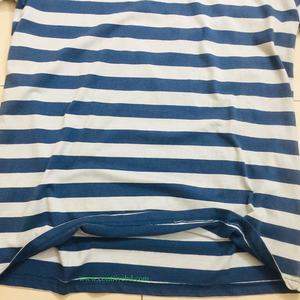 Camiseta de algodón informal para hombre 100% Jersey hilo teñido de gran tamaño diseño de hombro caído marcas personalizables antiarrugas transpirable - Product Image 5