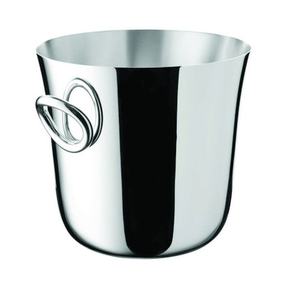 Cubo de hielo para bebidas frías con asa para champán Cubo de hielo redondo de hierro galvanizado para fiesta al aire libre indio - Product Image 5
