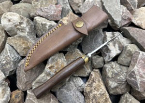 Cuchillo de Supervivencia de Hoja Fija para Acampar, Cazar, Pescar y Actividades al Aire Libre, Cuchillo Utilitario Premium para Exteriores - Product Image 5
