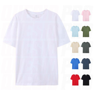 100% Cotton Unisex <b>T</b> <b>Shirts</b> High Quality Men's <b>Plain</b> <b>T</b> <b>Shirt</b> Wholesale Custom <b>White</b> <b>T</b> <b>Shirts</b> Short Sleeve Casual Tee Custom Logo - Product Image 1