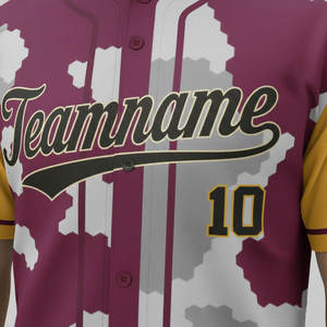 Camiseta de Béisbol Personalizada por Sublimación, Camisetas de Béisbol Personalizadas, Uniforme Deportivo OEM, Camiseta de Béisbol Juvenil - Product Image 5