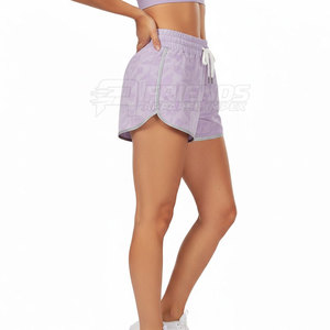 Shorts Deportivos para Mujer, Cintura Alta, Tela Elástica, Secado Rápido, Ligeros, Cómodos, Ideales para Entrenamiento, Running, Yoga y Uso Diario - Product Image 6
