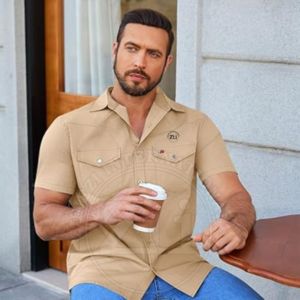 เสื้อป้องกันการกระเด็นของโลหะหลอมร้อน FR เสื้อผ้าทนไฟ 6 ออนซ์ เสื้อผ้าริปสตอปทนไฟสำหรับฤดูร้อน ผลิตในประเทศจีน - Product Image 5