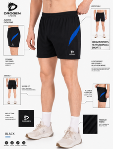 Wholesale Custom Men's Athletic Workout Shorts 100% Cotton Oxford Fabric <b>Knee</b> Length Quick Dry Ribbed Gym Sportswear Shorts - Product Image 3