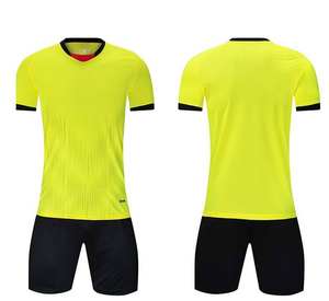 Ensemble de maillots de football en jersey polyester uni, sublimation personnalisée, couleurs de maillots de football, meilleur maillot de football d'équipe - Product Image 2