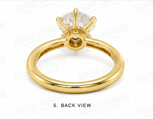 Stunning Floral <b>Cluster</b> Diamond Ring In White Gold Intricate Blooming Flower Design Premium Marquise Pattern Luxury Gift - Product Image 6