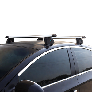 Barras Transversales de Aluminio Negras FM9-1-B para Techo de Auto, Portaequipajes Universal para Techo, 2017-2022 - Product Image 5