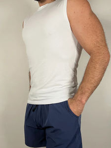 Custom Wholesale High Quality Mens Quick Dry Compression Tank Top Elastic Fitness Sports Vest <b>Undershirt</b> - Product Image 2