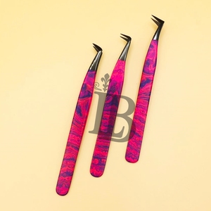Nouvel Arrivage Extensions de Cils en Papier Recyclé Couleur Ombrée, Pinces à Cils Noires à Pointe Plasma, Cils en Vison - Product Image 5
