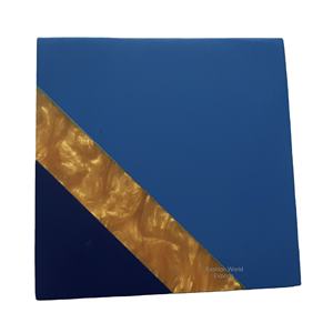 Posavasos de resina y madera hechos a mano, elegantes incrustaciones de epoxi para decoración moderna del hogar, decoración de mesa y accesorios, alfombrillas y almohadillas - Product Image 4