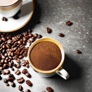 Café instantané soluble séché par pulvérisation, goût caramel, prêt à boire, en carton de 20 kg, vente chaude, norme export, OEM, marque privée - Product Image 2