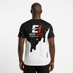 T-shirt personnalisé pour homme imprimé par sublimation |   T-shirt de sport en polyester à séchage rapide |   T-shirt avec logo OEM - Product Image 2