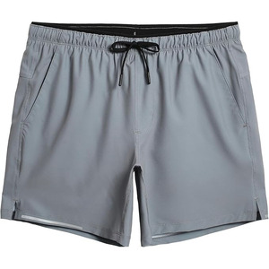Shorts de sport décontractés pour hommes, en tissu éponge, séchage rapide, anti-plis, avec ourlet fendu, taille haute élastique, respirants, pour le yoga - Product Image 1
